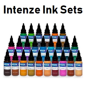 Intenze Pastel Color Tattoo Ink Set