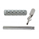 T316 Stainless Steel 14-18 Round Tip with Tube and 1/2" Grip