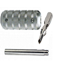 T316 Stainless Steel 14-18 Diamond Tip with Tube and 1" Grip