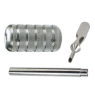 T316 Stainless Steel 14-18 Round Tip with Tube and 1" Grip