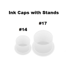 #17 Medium Ink Caps w/ Stand - 100 Pack