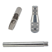 Stainless Steel 11 Flat-Shovel Tip, Tube and 3/4-1/2" Taper Grip