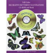 Decorative Butterfly Illustrations Book w/CD