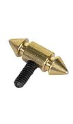 Brass Front Screw: Spiked
