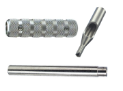 Stainless Steel 1-3 Diamond Tip, Tube and 1/2" Grip
