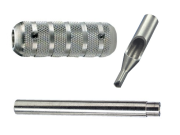 Stainless Steel 4-8  Diamond Tip, Tube and 11/16" Grip