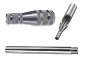 Stainless Steel 4-8 Diamond Tip, Tube and 3/4-1/2" Taper Grip