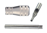Stainless Steel 4-8 Diamond Tip, Tube and 1-3/4" Taper Grip