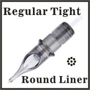 ELITE III Needle Cartridge 5 Round Liner-Regular Tight - 5 Pack