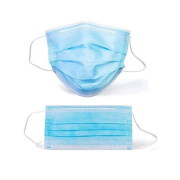 3-Ply Face Mask w/ Ear Loop Blue - Box of 50