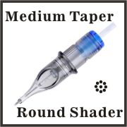 ELITE III Needle Cartridge 14 Round Shader-Medium Taper