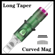 Elite Infini Needle Cartriges Curved Long Taper Magnum