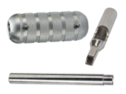 Stainless Steel 6-7 Flat-Closed Tip, Tube and 3/4" Grip