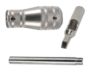 Stainless Steel 6-7 Flat-Closed Tip, Tube and 1-3/4" Taper Grip