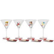 Coney Island Carlo Martini Glasses