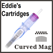 Eddie's Needle Cartridge 23M 0.35/Open/Curv Mag/LT Box of 20