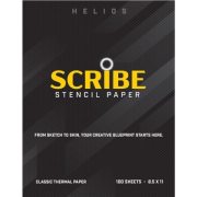 Helios Scribe Stencil Paper 8" x 11"  100 Sheets