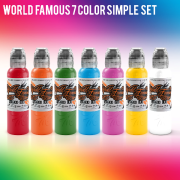 World Famous Simple 7 Color Set 1/2 oz