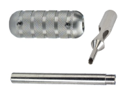 T316 Stainless Steel 1-3 Round Tip with Tube and 3/4" Grip