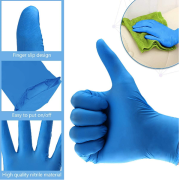 Blue Nitrile Gloves 