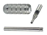 Stainless Steel 4-8 Diamond Tip, Tube and 3/4" Grip