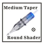 ELITE III Needle Cartridge 5 Round Shader-Medium Taper 