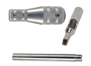Stainless Steel 6-7 Flat-Closed Tip, Tube and 3/4-1/2" Taper Grip