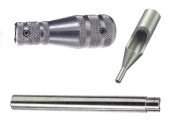 Stainless Steel 9-11 Round Tip, Tube and 3/4-12" Taper Grip