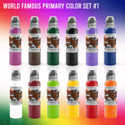 World Famous Primary Color Ink Set #1